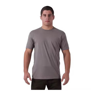 T-shirt à la mode pour hommes, haut respirant en coton à manches courtes et coupe ajustée, tendance 2025 - Product Image 1