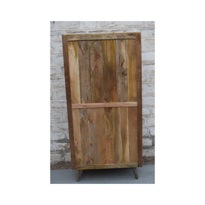 Armoire moderne en bois à 2 portes en rotin, ensemble de meubles en ligne pour salon, disponible à Indore - Product Image 1