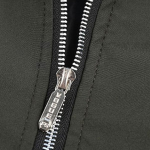 Blouson Bomber en Gros Hiver Toile Nylon Grande Taille pour Hommes avec Logo Personnalisé - Product Image 4
