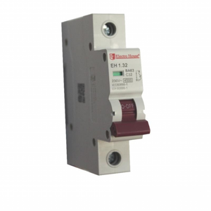 เบรกเกอร์ขนาดเล็ก MCB 1P 32A ป้องกัน4.5kA เกินพิกัดพลาสติก ABS สีขาวทนไฟ C32เบรกเกอร์ขนาดเล็ก - Product Image 1