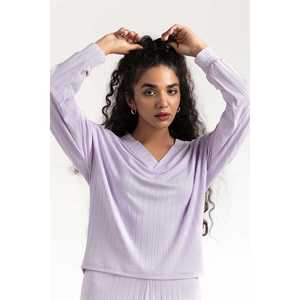 Top Lila Holgado con Cuello en V 224-216-311 T, Tejido de Punto de Poliéster de Alta Calidad, Camiseta sin Mangas Sencilla con Estampado Sólido, Antiarrugas, Verano, Tallas XL XXL 3XL - Product Image 4