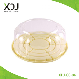 2020 New Arrival Đài Loan nhựa dùng một lần Pet bánh <span class=keywords><strong>container</strong></span> với nắp rõ ràng nổi Vòng hiển thị cho bao bì thực phẩm - Product Image 1