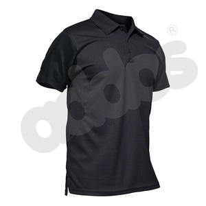 Camiseta Polo para Hombre de Secado Rápido, Camiseta Táctica de Manga Corta, Camiseta Polo Informal de Algodón Estampada para Hombre - Product Image 1