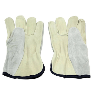 ถุงมือหนังแกะสำหรับผู้ชาย, ถุงมือป้องกันมือเพื่อความปลอดภัยในการทำงานสำหรับผู้ขับขี่โดยอุตสาหกรรมที่น่าตื่นตาตื่นใจ - Product Image 5