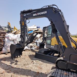 Nouvelle pelle MAXPOWER ME60 de bonne qualité Mini machine de terrassement de 6 tonnes avec moteur de pompe à engrenages Yanmar - Product Image 2