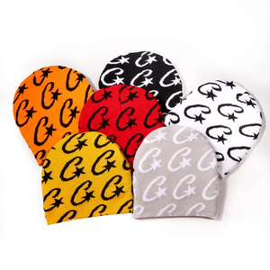 Pareja de gorros de punto 2024 letras Jacquard Beanie Hat invierno cálido lana para hombres y mujeres Hip-hop de moda para viajes - Product Image 1