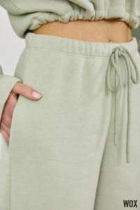 กางเกงจ็อกเกอร์สีดำพรีเมี่ยมสำหรับผู้หญิงผ้าคอตตอนขนาดใหญ่ออกแบบได้ตามต้องการเทรนด์คุณภาพ2024 - Product Image 4