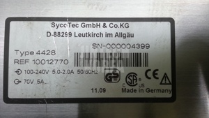 1453) [<b>USED</b>] SycoTec GmbH & Co.KG 4428 - Product Image 4