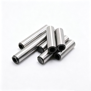 Pasador de Posicionamiento Cilíndrico de Acero Inoxidable Plateado para Soporte de Estructura de Equipos Mecánicos y Piezas de Ensamblaje Industrial - Product Image 1