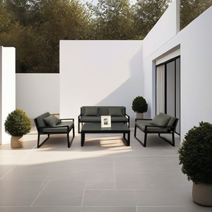 Ensemble de meubles de salon de jardin en aluminium pour hôtel, villa, patio - Product Image 3