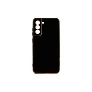 Coque arrière antichoc premium pour Samsung Galaxy S21 FE, étui en silicone liquide avec texture de bois et design doublé - Modèle A55 - Product Image 1