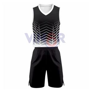 Ensemble d'uniformes de basket-ball à séchage rapide entièrement par sublimation sur mesure Fabrication professionnelle Uniforme de basket-ball - Product Image 3