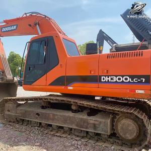 รถขุด Doosan DH300 มือสอง ขนาด 30 ตัน บุ้งกี๋ 1.4 ลบ.ม. แบรนด์เกาหลีแท้ รถขุดตีนตะขาบขนาดใหญ่สำหรับงานก่อสร้าง ชั่วโมงการใช้งานต่ำ ได้รับการรับรองมาตรฐาน CE - Product Image 2