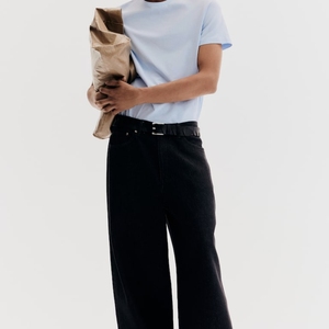 เสื้อยืดสีพื้นหนาผ้าฝ้าย100% ฤดูร้อนคอกลมสำหรับผู้ชายคลาสสิกคุณภาพสูงแนวลำลอง - Product Image 2