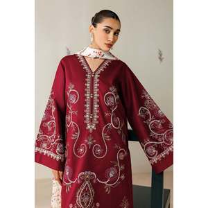 Ensemble de costume brodé en jacquard pour femmes PR-1264 - Product Image 3