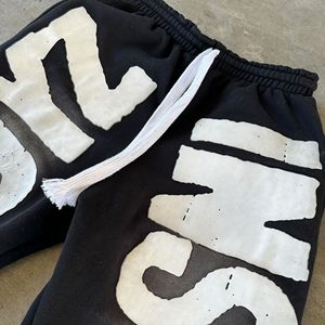 Pantalones de chándal de lana de algodón de alta calidad unisex, estilo informal transpirable de talla grande personalizado para hombres y mujeres para el invierno - Product Image 3