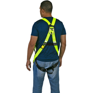 Harnais de sécurité complet à cinq points, résistant et durable, en polyester, pour la protection contre les chutes, harnais de sécurité personnel pour tout le corps - Product Image 4