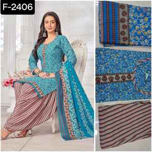 Robe longue de créateur en crêpe lourd et doux imprimé numérique indien Kurtis Robe de soirée décontractée ethnique pour femmes Style Salwar Kameez - Product Image 5