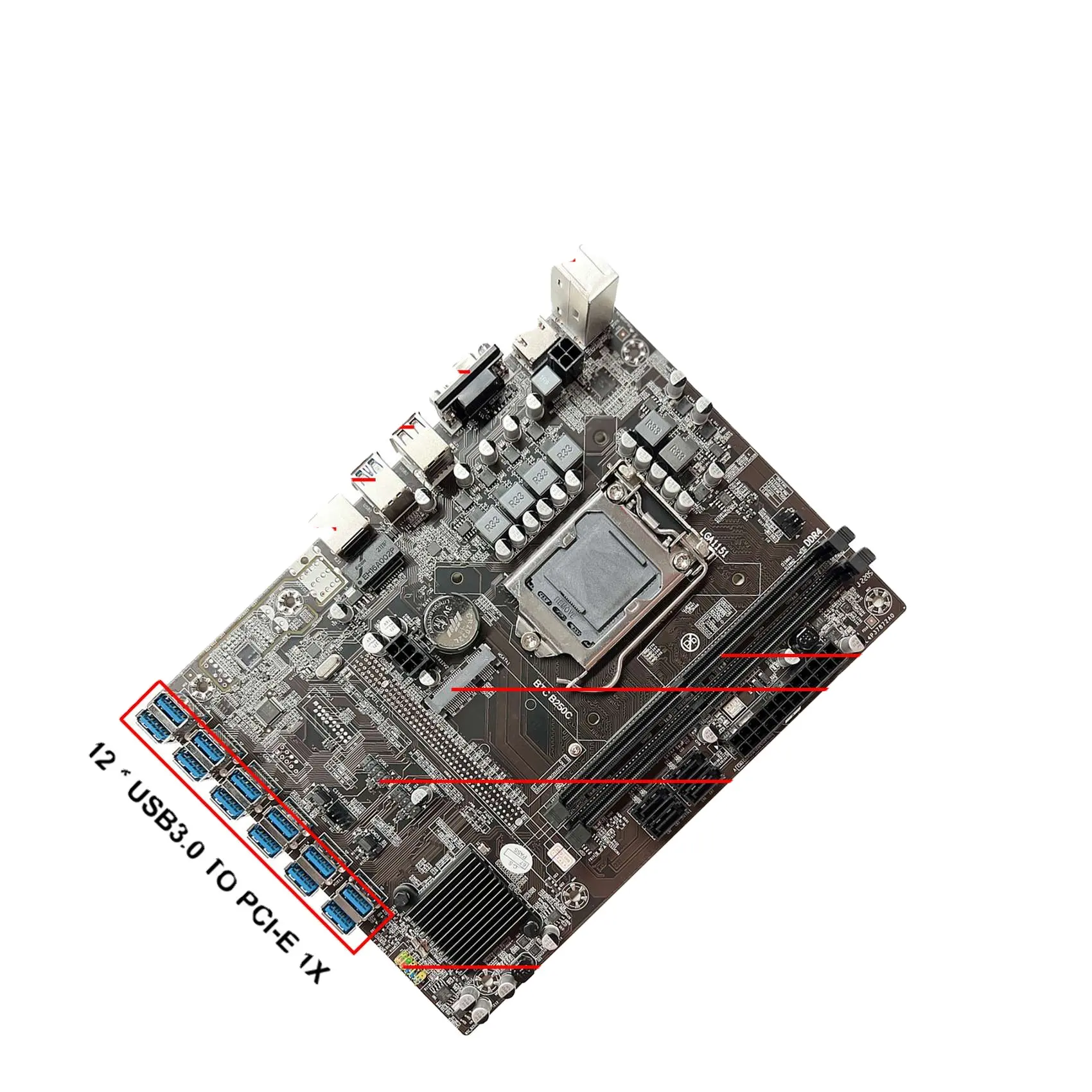 Gaming Motherboard B250C Mother board Processor lga1151 i7 i5 PC parts server Desktop laptop GPU am4 msi Asus Intel Motherboards