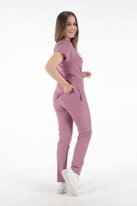 ชุดยูนิฟอร์มสครับสำหรับโรงพยาบาลสำหรับผู้หญิงชุดเครื่องแบบสครับทางการแพทย์ขนาดใหญ่แบบกำหนดเอง - Product Image 2