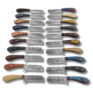 Couteaux de chasse de poche en acier Damas pleine soie fabriqués à la main en gros haute durabilité personnalisable livraison directe revente - Product Image 6