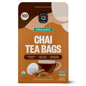 FGO Organic Chai <b>Tea</b>, 100 Count, Eco-Conscious <b>Tea</b> Bags - Product Image 5