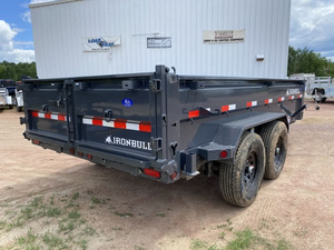 Remorque à benne basculante flexible de 7'X14' 4' de haut avec composants de base de transmission 14K Remorque agricole télescopique - Product Image 3