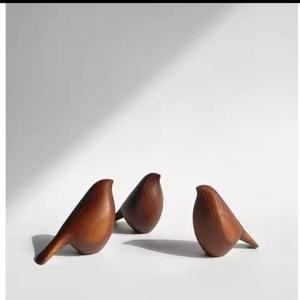 Custom Modern Wood Indoor Bird Statue Art Deco Style <b>Still</b> <b>Life</b> Pattern Home Decorative Handicraft Environment-Friendly Objects - Product Image 6