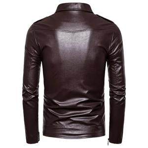 Nouvelle veste de baseball en cuir pour hommes, multi-poches, vente en gros à bas prix, veste de luxe pour hommes - Product Image 6