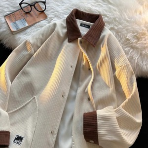Jacket 2024 Men's Street Casual Lapel Jacket Large Size M-5XL Preppy Style Neutral Jacket - Product Image 4
