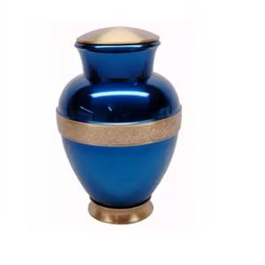 Urna de ataúd para adultos de latón de arte moderno para cenizas humanas personalizable hecho a mano diseño duradero fabricante indio exportador funerario - Product Image 6