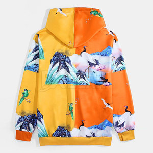 Con capucha estampada para hombres con corte limpio y ajuste cómodo diseñado para uso diario y estilo callejero fácil - Product Image 2