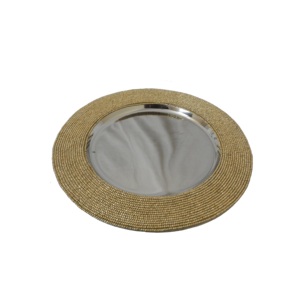Assiette de présentation décorative en acier inoxydable artisanale, très demandée, pour les dîners de mariage ou les dîners de réception spéciaux - Product Image 5