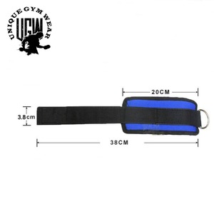 UNIQUE GYM WEAR <b>Ankle</b> Straps for Cable Machines-Adjustable Non-Slip <b>Ankle</b> <b>Support</b> Unisex Fitness Weight Lifting Equipment - Product Image 6