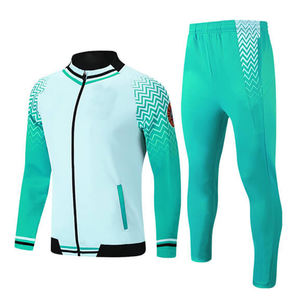 Ropa deportiva con impresión por sublimación personalizada, chándal de entrenamiento con cremallera para hombre - Product Image 6