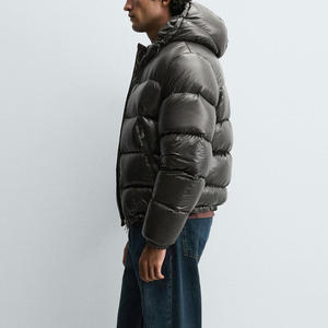 Chaqueta Acolchada Personalizada Lisa de Alta Calidad para Hombre, Material Transpirable, Corte Holgado, Chaqueta Informal para Hombre a Precio Económico - Product Image 2