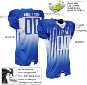 Nouvelle conception, uniforme de football américain professionnel, ensemble de maillot et de pantalon, taille plus, short personnalisé, équipe personnalisée, 100% polyester, logo personnalisé - Product Image 3
