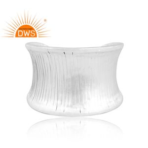 Best Design <b>925</b> <b>Sterling</b> <b>Silver</b> <b>Bracelet</b> Cuff Custom Jewelry Supplier for Women Gift for Her - Product Image 1