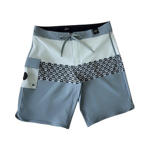 Short de plage pour homme Quick Dry 4 Way Stretch Boardshorts Taille fixe Cordon de serrage-Wholesale Beach Surf Shorts - Product Image 2