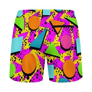 Pantalones cortos de baño ligeros de secado rápido con sublimación, cintura con cordón, pantalones cortos de playa estampados Premium para hombres y niños - Product Image 3