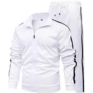 Conjunto Deportivo de Dos Piezas para Hombre, Informal, de Poliéster/Algodón, para Gimnasio, Fitness, Entrenamiento, para Invierno, a Precio Económico - Product Image 1