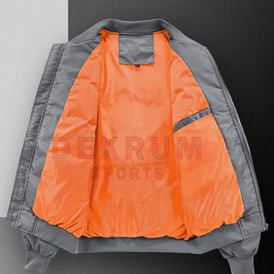 2026 Custom <b>Men's</b> And Women,<b>s</b> Stylish Stand Collar Bomber <b>Jacket</b> for Winter Plain Design with OEM Service - Product Image 4