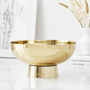 Bol de service fonctionnel en laiton de qualité supérieure pour une utilisation polyvalente dans les cuisines et les salles à manger avec un design de style antique - Product Image 1