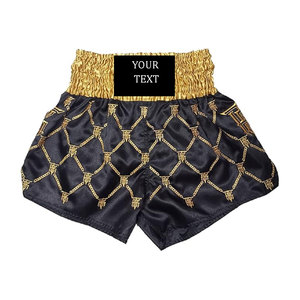 2025กางเกงมวยไทยขาสั้นทำจากผ้าโพลีเอสเตอร์แห้งเร็วระบายอากาศได้ดี100% - Product Image 1