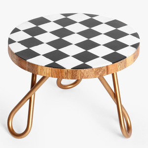 Présentoir de piédestal de gâteau de dessert en gros élégant outil de cuisson en bois parfait pour les restaurants de table à la maison et les fêtes - Product Image 3