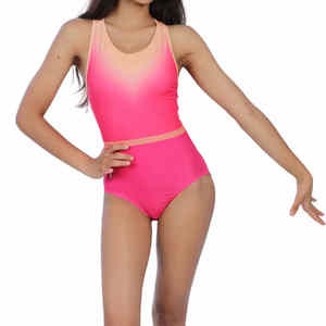 Nouveau design, vente chaude, justaucorps de gymnastique sans manches pour filles, en spandex/coton, personnalisable pour l'entraînement et les spectacles - Product Image 3