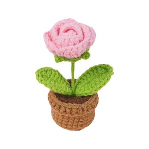Customizable Handmade Crochet Plant Potted Doll Ornaments for School, Graduation, Teacher's Day, Thanksgiving Gifts - Product Image 5