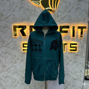 Prefecto corte diseño personalizado más demandado cremallera Sudadera con capucha Digital impreso 100% algodón invierno hecho en fábrica precio barato hombres - Product Image 5