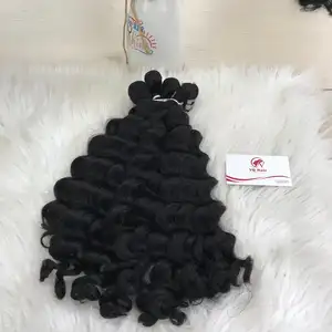 Wasserlocken-Schusshaar, 100 % menschliches Haar, vietnamesisches Rohhaar