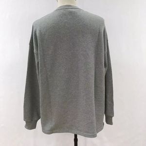 Sudadera de Alta Calidad para Hombre, Estilo Pullover, Felpa Francesa de Algodón, Unisex, Color Sólido, Hombros Caídos, Talla Grande - Product Image 5